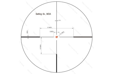 Image of Vector Optics Continental x6 1-6x24 30mm Tube LPVO Fiber Rifle Scope, Second Focal Plane