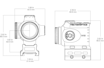 Image of Vector Optics Paragon 1x18 X-Mini Prism Scope