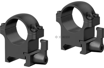 Image of Vector Optics Steel Weaver Qick Release Medium Profile Rings, 1 in