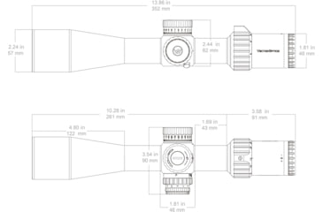 Image of Vector Optics Tauron 6-24x50 34mm Tube HD MOA Rifle Scope, First Focal Plane