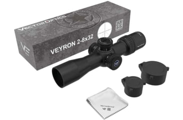 Image of Vector Optics Veyron 2-8x32mm 30 mm Tube Rifle Scope, Second Focal Plane
