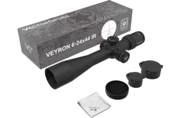 Image of Vector Optics Veyron 6-24x44 30mm Tube Rifle Scope, Second Focal Plane
