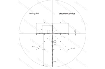 Image of Vector Optics Veyron IR Illuminated IR Rifle Scope, 4-16x44mm, 30mm Tube, FFP, Etched Glass MPR-V5 Reticle, Matte, Black, SCFF-38