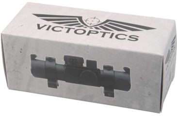 Image of Vector Optics Vicoptics Red Dot Sight, 1x30mm, 4 Red/ Green Reticles, 6061-T6, Black, RDSL07