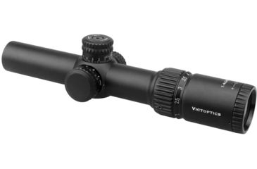 Image of VictOptics Rifle Scope, 1-4x24mm, First Focal Plane, 1-inch Tube, VIR-01 Red/ Green Illuminated Reticle, 6061-T6, Black, FFSL01