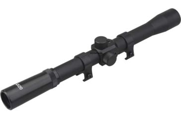 Image of Vector Optics Victoptics Rifle Scope, 4x20mm, Second Focal Plane, 19mm Tube, 30/30 Duplex Non-Illuminated Reticle, 6061-T6, Black, OPSL07