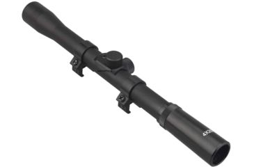 Image of Vector Optics Victoptics Rifle Scope, 4x20mm, Second Focal Plane, 19mm Tube, 30/30 Duplex Non-Illuminated Reticle, 6061-T6, Black, OPSL07