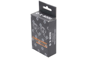 Image of Vector Optics X-Accu 25.4mm Picatinny Rings, 1.25in, Chorme, XASR-2502