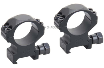 Image of Vector Optics X-Accu 25.4mm Picatinny Rings, 1in, Chorme, XASR-2501