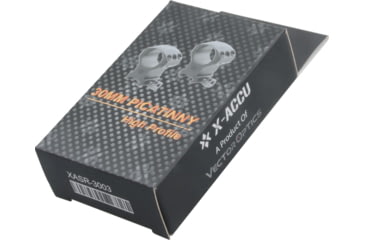 Image of Vector Optics X-Accu 30mm Picatinny Rings, 1.5in, High Profile, Chorme, XASR-3003