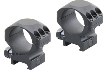 Image of Vector Optics X-Accu 30mm Picatinny Rings, 1in, Low Profile, Chorme, XASR-3001