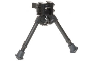 Image of Versa-Pod 300 Series Rubber Feet Pan-Tilt Bipod, 7-9in, Black, 350-925