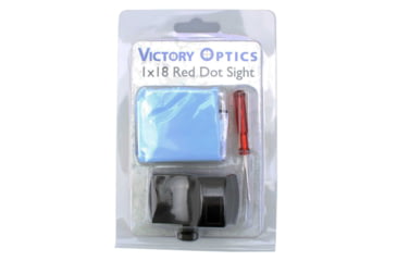 Image of VictOptics Red Dot Sight, 1x, 18x22.5mm Objective Window, 3 MOA Dot Reticle, 6061-T6, Black, RDSL01