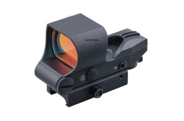 Image of Demo, VictOptics Red Dot Sight, 1x, 28x40mm Objective Window, 4 Green/ Red Reticles, 6061-T6, Black, RDSL09