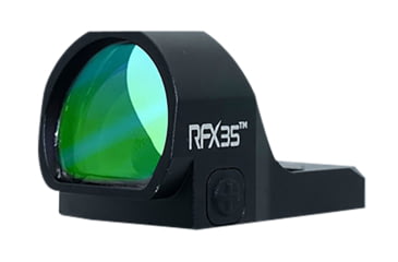 Image of Viridian 9810057 RFX35 Green Dot Reflex Sight Black 22 X 26mm 3 MOA Green Dot