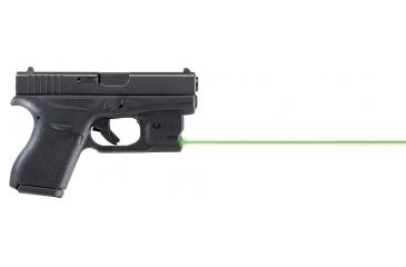 Image of Viridian Reactor 5 Green Laser Sight for Remington R51 featuring ECR, w/ Hybrid Belt Holster, Black, R5-R51