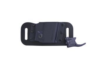 Image of Viridian Reactor 5 Green Laser Sight for Smith &amp; Wesson M&amp;P Shield 45acp featuring ECR, includes  Hybrid Belt Holster, Black, R5-Shield45