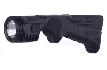 Image of Viridian Weapon Technologies 4LUX 2K w/ Green Laser, Angled Foregrip, MLOK, 2000 Lumens, Black, 912-0090