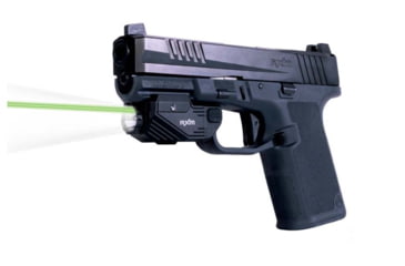 Image of Viridian Weapon Technologies C5L Custom 580 Lumen LED Green Laser Tactical Light w/ INSTANT-ON &amp; SafeCharge Power Bank, Lithium Ion, Black, 930-0058