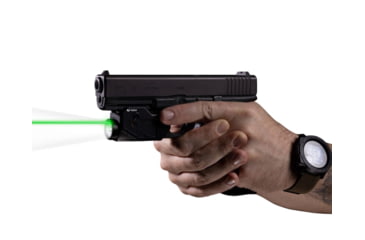 Image of Viridian Weapon Technologies C5L Universal Green Laser and 650 Lumen Tactical Light w/ Rechargeable Battery, INSTANT-ON and SafeCharge Power Bank, FDE, 930-0055