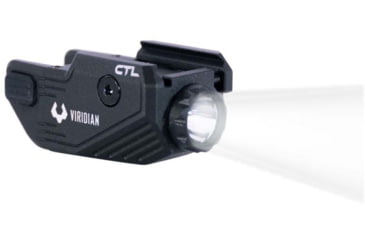 Image of Viridian Weapon Technologies CTL Custom 580 Lumen LED Tactical Light w/ INSTANT-ON & SafeCharge Power Bank, Lithium Ion, Black, 930-0043