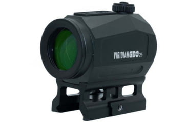 Image of USED Viridian Weapon Technologies GDO 25 1x25 Green Dot Optic, 2 MOA, Fixed Mount, Black, 981-0027, EDEMO1