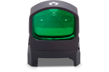 Image of Viridian Weapon Technologies RFX-15 1x21mm Micro Green Dot Sight, Shield Mounting Pattern, Black, Small, 981-0019