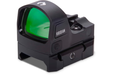 Image of Viridian Weapon Technologies RFX-15 1x21mm Micro Green Dot Sight, Shield Mounting Pattern, Black, Small, 981-0019