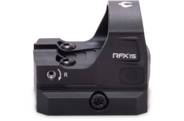 Image of Viridian Weapon Technologies RFX-15 1x21mm Micro Green Dot Sight, Shield Mounting Pattern, Black, Small, 981-0019