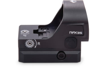 Image of Viridian Weapon Technologies RFX-35 1x22mm Micro Green Dot Sight, RMR Mounting Pattern, Black, Small, 981-0022