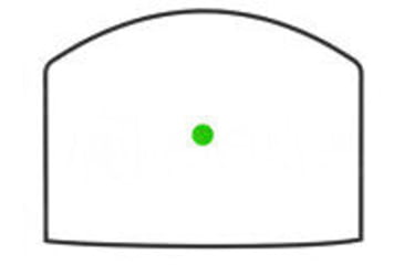 Image of Viridian Weapon Technologies RFX Custom 1x16mm Reflex Red Dot Sight, 3 MOA, Green Dot Reticle, Black, 981-0140