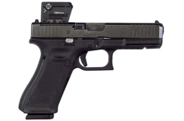 Image of Viridian Weapon Technologies RFX44 Compact Closed Emitter Green Dot Sight w/ RMR Adapter, Black, 981-0107