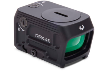 Image of Viridian Weapon Technologies RFX45 Closed Emitter Green Dot Sight includes Docter Adapter, Black, 981-0058