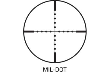 Image of Vism 3-9x42 Rifle Scope with Integrated Green Laser/Black/Mil-Dot Reticle VSFLGBM3942G