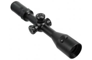 Image of Vism 3-9X42 Rifle Scope With Integrated Red Laser/Black with Mil-Dot Reticle VSFLRBM3942G