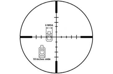 Image of VISM Evolution Series 6-24x50 Full Size Scope w/ Glass Etched Reticle, Black, Blue&amp;Green Ill./P4 Sniper/Green Lens VEVOFP62450G