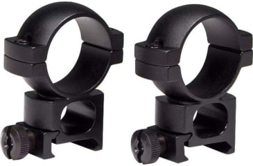 Image of Vortex 30mm Rifle Scope Rings - High, Picatinny/Weaver Mount, Set of 2, Black, 30MRNG-H