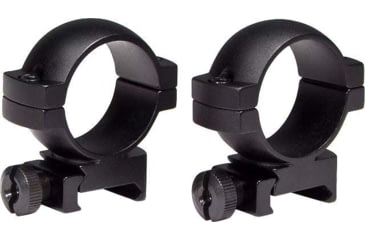 Image of Vortex 30mm Rifle Scope Rings - Medium, Picatinny/Weaver Mount, Set of 2, Black, 30MRNG-M