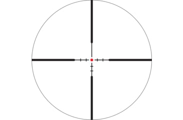 Image of Vortex Crossfire HD 2-7x32 mm 1 in Tube Rifle Scope, Second Focal Plane, Illuminated Dead-Hold 2A BDC MOA, Black, 11.2&quot;, 15.7oz, CFR-2701I
