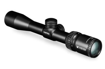 Image of Vortex Crossfire II 2-7x32 mm Rifle Scope, 1 in Tube, Second Focal Plane, Black, Hard Anodized, Non-Illuminated V-Plex Reticle, MOA Adjustment, CF2-31002