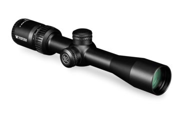 Image of Vortex Crossfire II 2-7x32 mm Rifle Scope, 1 in Tube, Second Focal Plane, Black, Hard Anodized, Non-Illuminated V-Plex Reticle, MOA Adjustment, CF2-31002