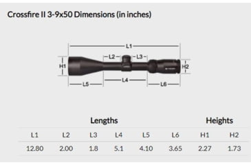 Image of Vortex Crossfire II 3-9x50mm Rifle Scope, 1in Tube, Second Focal Plane, Black, Hard Anodized, Non-Illuminated Dead-Hold BDC Reticle, MOA Adjustment, CF2-31011