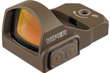 Image of Vortex OPMOD Viper 1x24mm 6 MOA Red Dot Sight, FDE, VRD-6-OP
