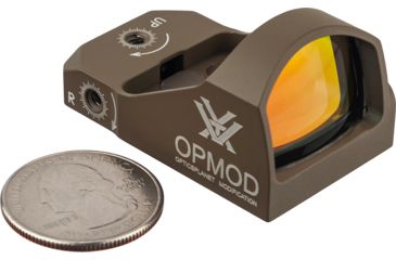 Image of Vortex OPMOD Viper 1x24mm 6 MOA Red Dot Sight, FDE, VRD-6-OP