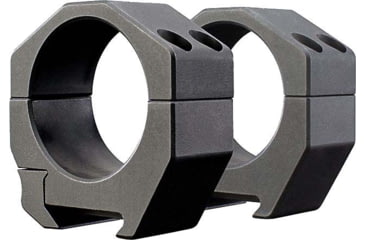 Image of Vortex Precision Matched Rifle Scope Rings, 34 mm Tube, Medium Plus - 1 in, Black, PMR-34-100