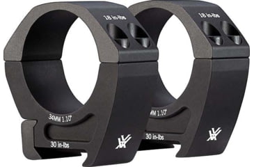 Image of Vortex Pro Riflescope 34mm Rings Medium, 1.10in, Black, PR34-M