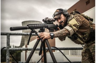 Image of Vortex Razor HD Gen III 1-10x24 mm Rifle Scope, 34 mm Tube, First Focal Plane, Stealth Shadow, Hard Anodized, Red EBR-9 MOA Reticle, MOA Adjustment, RZR-11001