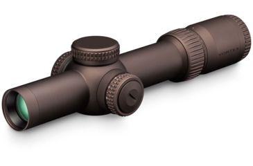 Image of Vortex Razor HD Gen III 1-10x24 mm Rifle Scope, 34 mm Tube, First Focal Plane, Stealth Shadow, Hard Anodized, Red EBR-9 MOA Reticle, MOA Adjustment, RZR-11001