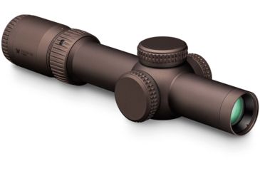 Image of Vortex Razor HD Gen III 1-10x24 mm Rifle Scope, 34 mm Tube, First Focal Plane, Stealth Shadow, Hard Anodized, Red EBR-9 MOA Reticle, MOA Adjustment, RZR-11001