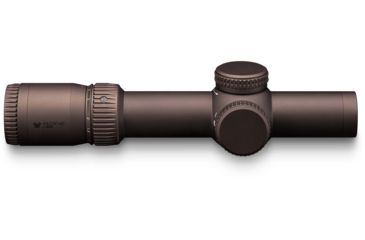 Image of Vortex Razor HD Gen III 1-10x24 mm Rifle Scope, 34 mm Tube, First Focal Plane, Stealth Shadow, Hard Anodized, Red EBR-9 MOA Reticle, MOA Adjustment, RZR-11001